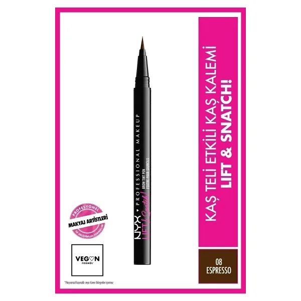 NYX Professional Makeup Lift & Snatch Kaş Kalemi Espresso
