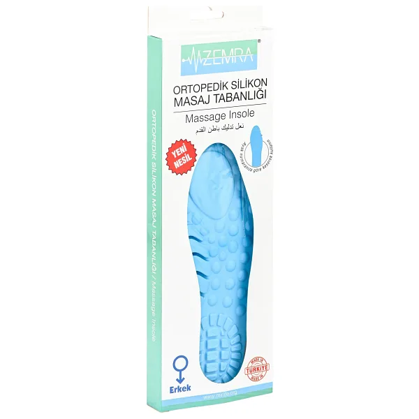 Ortopedik Silikon Masaj Tabanlığı Kesilebilir Unisize Bedensiz - ERKEK