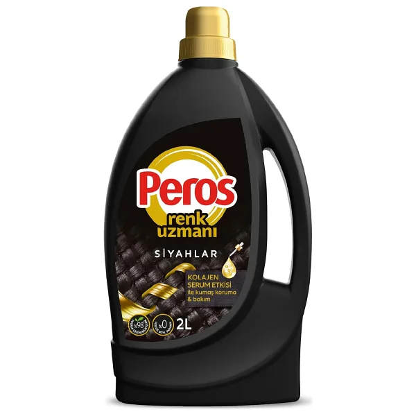 Peros Renk Uzmanı Kolajen Serum Etkisi Siyahlar Sıvı Deterjan 2 lt
