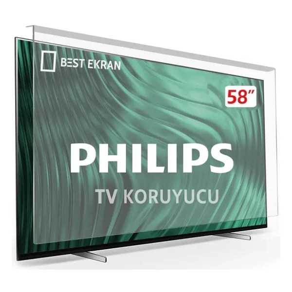 Philips 58PUS7805 TV EKRAN KORUYUCU - Philips 58" inç 146 Ekran Koruyucu