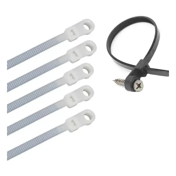 Pm-26330 Vida Delikli Kablo Bağı Plastik Kelepçe 100Lü Paket Beyaz 3.6X150mm