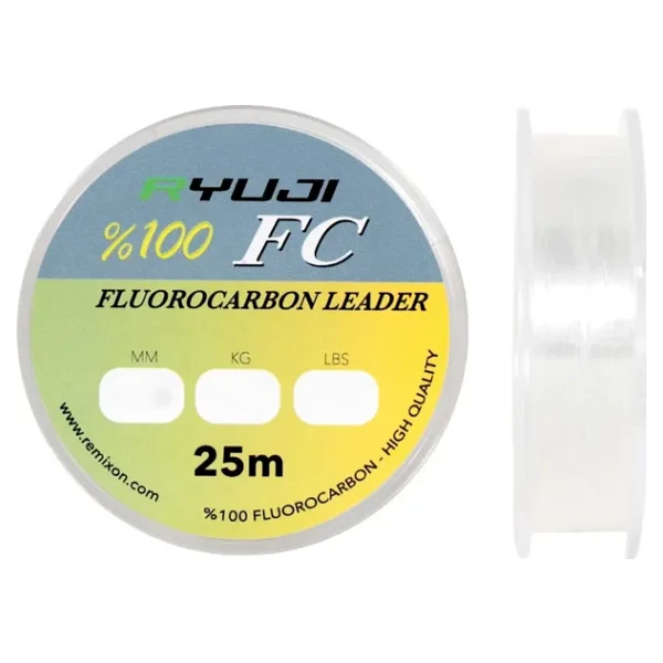 Ryuji Fluoro 25 m 0.14 mm 1.35 kg Fluorocarbon Misina