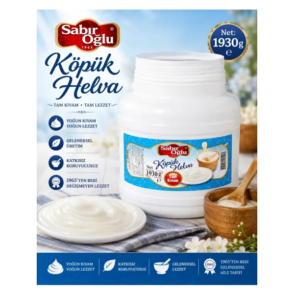 Sabıroğlu 1.95 kg Köpük Helva
