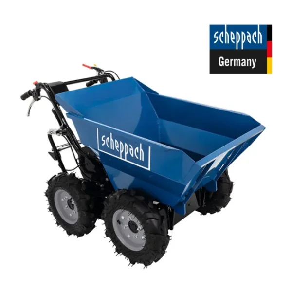 Scheppach DP3000 Benzinli Mini Dumper 4x4 5.6 Hp 300 kg Kapasiteli (Harç-Toprak-Kum Taşıma) - 5908802903