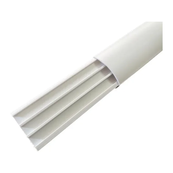 Sert Plastik 50x12 Balık Sırtı Kablo Kanalı Yapışkanlı 2 Mt Beyaz