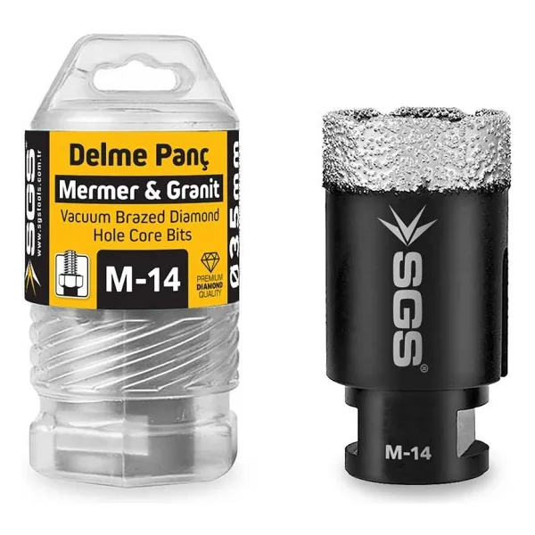 Sgs Mermer & Granit Delme Panç M14 - 65 mm