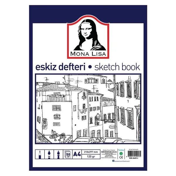 Südor Eskiz Defteri A4 120 G 50 Yp Bn05-4