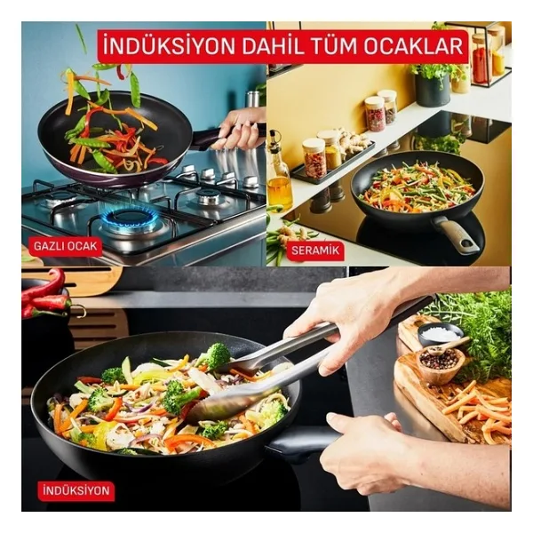 Tefal 2100143068 Halo Okaliptus Tava 28 Cm