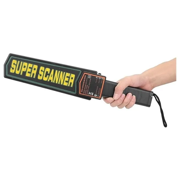 TeknoFaji Süper Scanner MD-3003B1 El Tipi Üst Arama Dedektörü 9V Pil Dahil - Siyah - Sarı