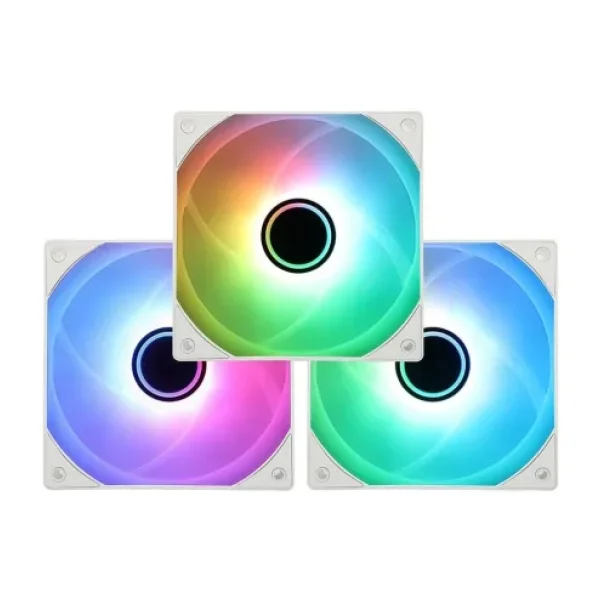 Thermalright TL-C12W-S V3 ARGB Beyaz 3'lü 12 cm Kasa Fanı
