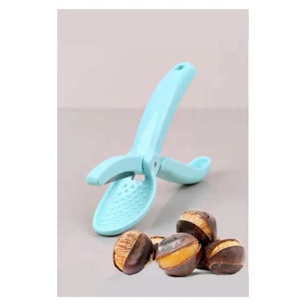 Tiesa Home Plastik Gövdeli Bıçaklı Kestane Çizici Kesici Kesme Bıçağı - Turkuaz