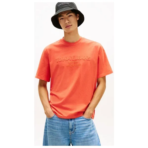 Tommy Hilfiger 90s New Classics DM0DM22545 Kısa Kollu Bisiklet Yaka Erkek Tişört