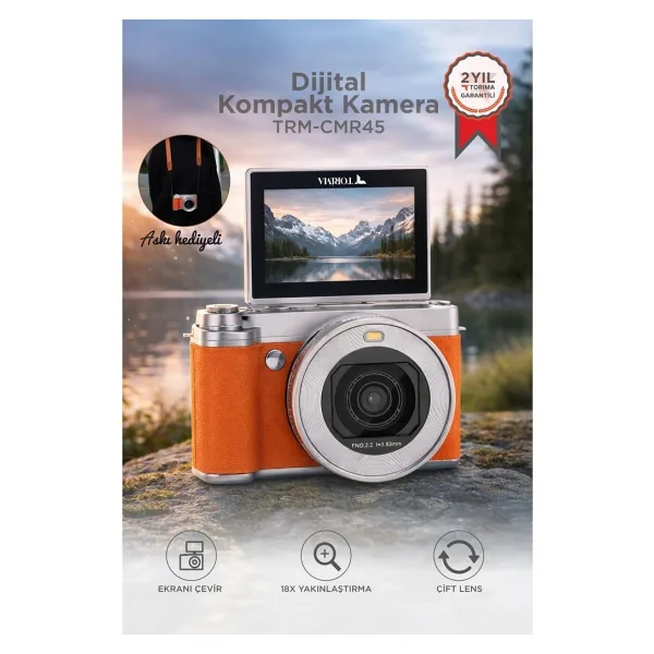 Torima CMR45 Turuncu Dijital Fotoğraf Makinesi