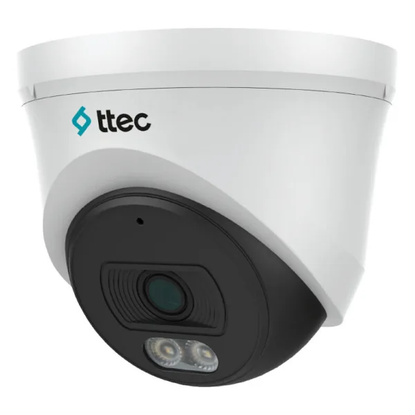 TTEC IPDP-2315M-M/COLOR 2MP 2.8MM 30MT DAHİLİ SESLİ / COLOR H265+ IP67 SMART LED IP DOME KAMERA