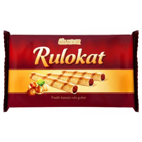 Ülker 9 Kat Rulokat Fındık Kremalı Gofret 42 gr 12'li