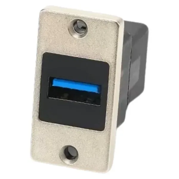 USB 3,0 A Dişi - USB 3,0 B Dişi Panel Tipi Konnektör - SUSB3,0-AB-C