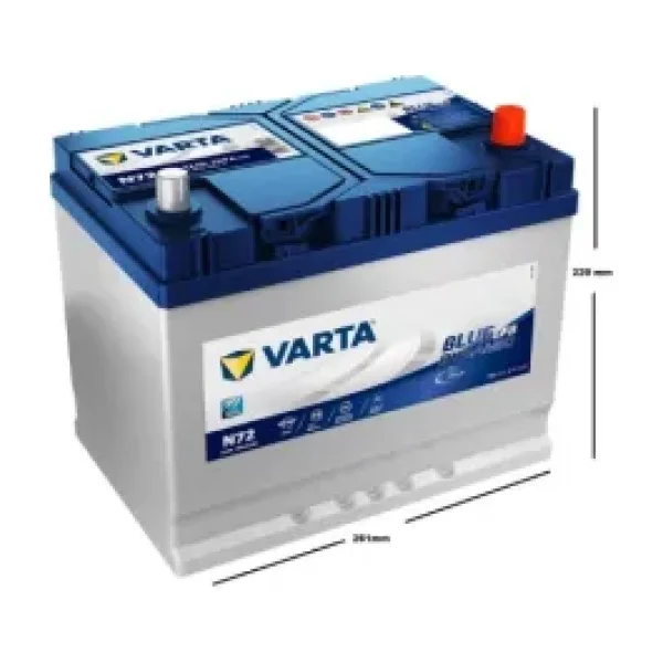 Varta Blue Dynamic N72 Start-Stop 12 V 72 Ah 760 CCA Akü