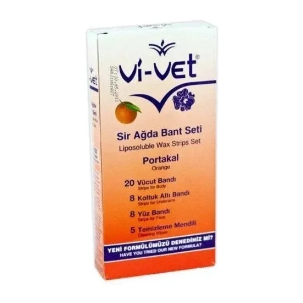 Vi-Vet Portakal Normal Ciltler için 41'li Sir Ağda Bandı