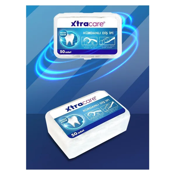 Xtra Care 50'li Kürdanlı Diş İpi