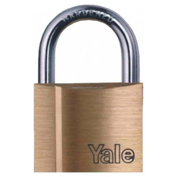 Yale 40 mm MASTERLİ pas sistem prinç sarı asma kilit tek anahtar