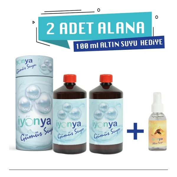 2Lt Gümüş Suyu 100Ml Altın Suyu Hediye