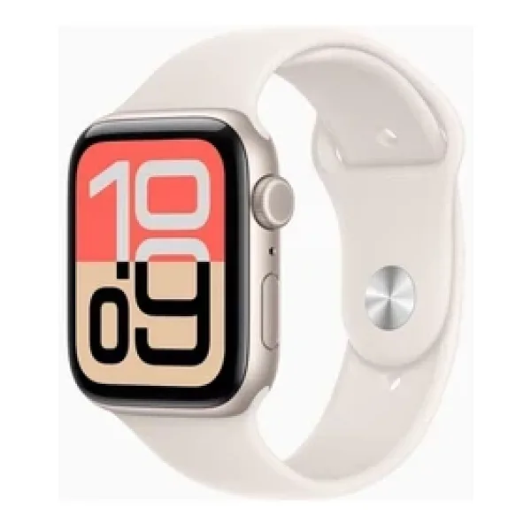 Apple Watch SE 3 GPS + Cellular 44mm Yıldız Işığı Alüminyum Kasa ve Yıldız Işığı Spor Kordon Akıllı Saat