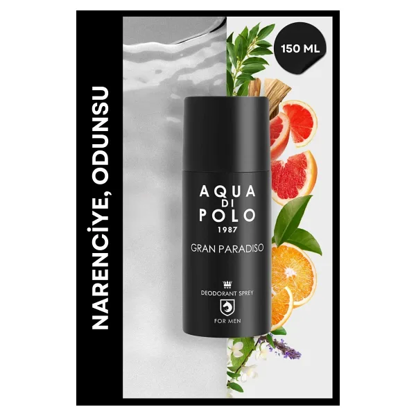 Aqua Di Polo Gran Paradiso 150 ml Erkek Deo Sprey