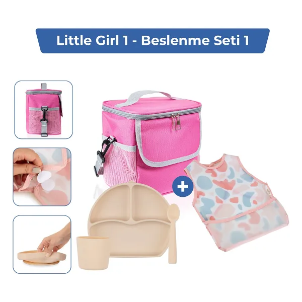Babyjem Bebek Hediye Beslenme Seti Little Girl 5 Parça