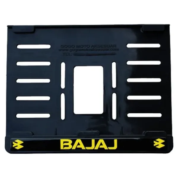 Bajaj Uyumlu 1 Plastik (15X24 Cm) Kırılmaz Plakalık