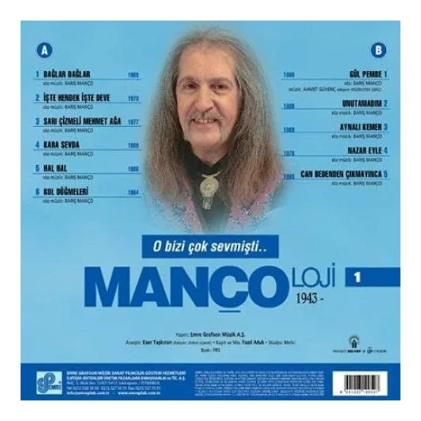 Barış Manço - Mançoloji 1 - Plak