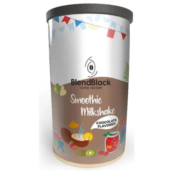 Blendblack Smoothie Milkshake Chocalate Flavored 500 gr Teneke