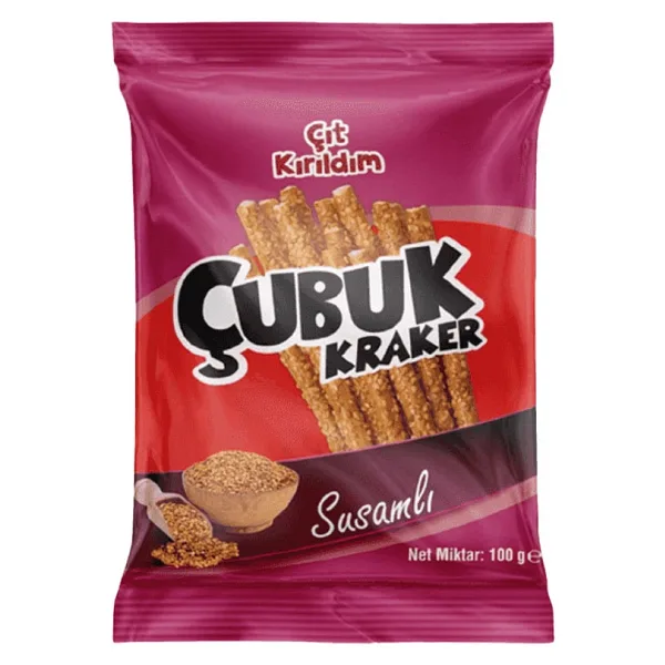 Çıtkırıldım 100 gr Susamlı Çubuk Kraker