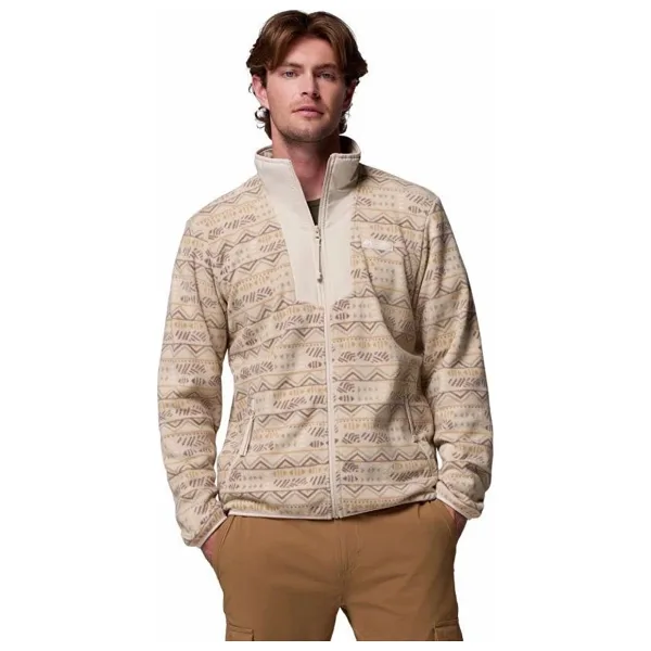 Columbia Sequoia Grove Printed AM4742 Tam Fermuarlı Erkek Polar