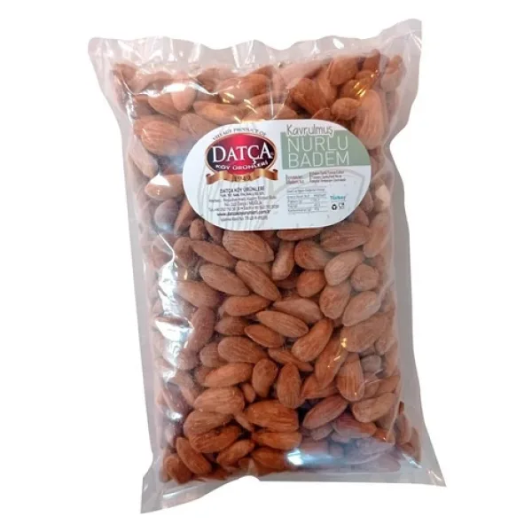 Datça Köy Ürünleri 1 kg Kavrulmuş Nurlu Badem
