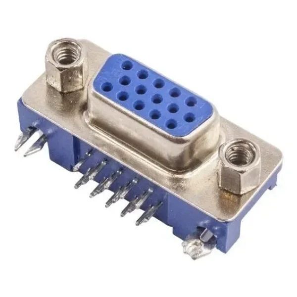 DR15P-VGA D-Sub 15 Pin Dişi Konnektör 90c PCB Tipi