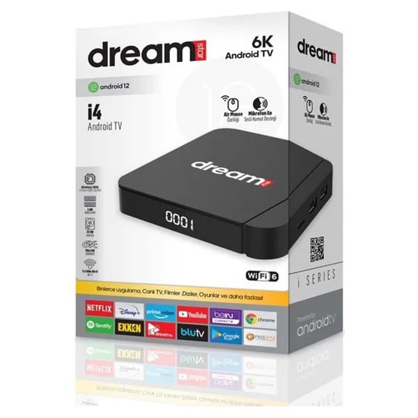 Dreamstar i4 32 GB 6K Android TV Box