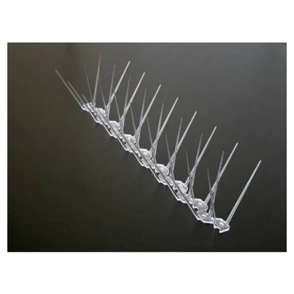 (Elli Adet) Kuş Kovucu Kuş Kovar Kuşkonmaz Diken 50cm - Şeffaf - Polikarbon 1.Kalite