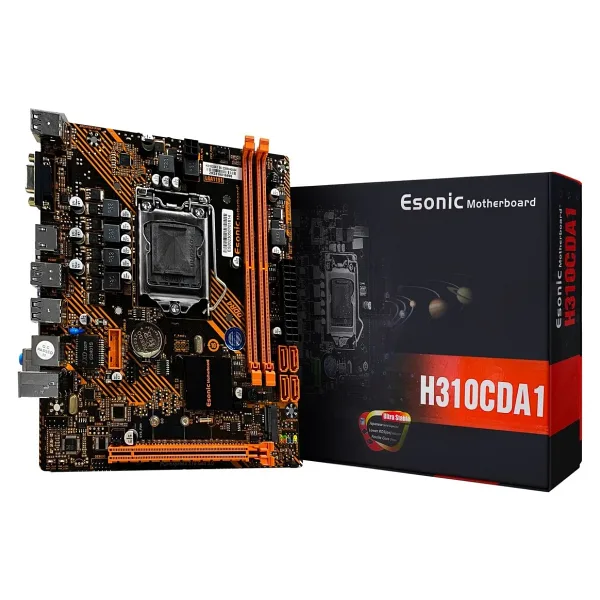ESONIC H310CDA1 İntel H310c DDR4 Soket 2133MHz M.2 LGA1151 Gen.6-7-8-9 mATX Anakart