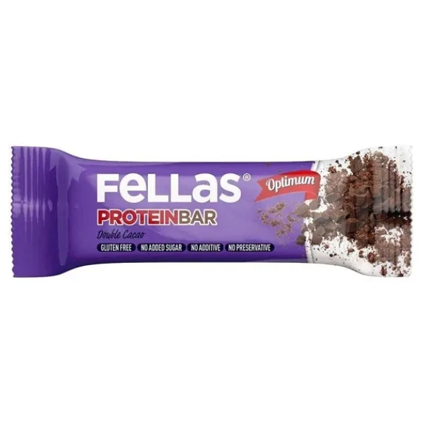 Fellas Optimum Duble Kakao 32 gr Protein Bar