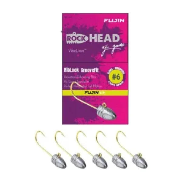 Fujin Rock-Head 6no Aji Game JigHead 2 GR