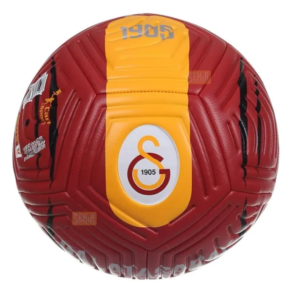 Galatasaray Fanatik Serisi Lisanslı 32 Panel Dikişli 5 Numaralı Astarlı Futbol Topu (Lion)