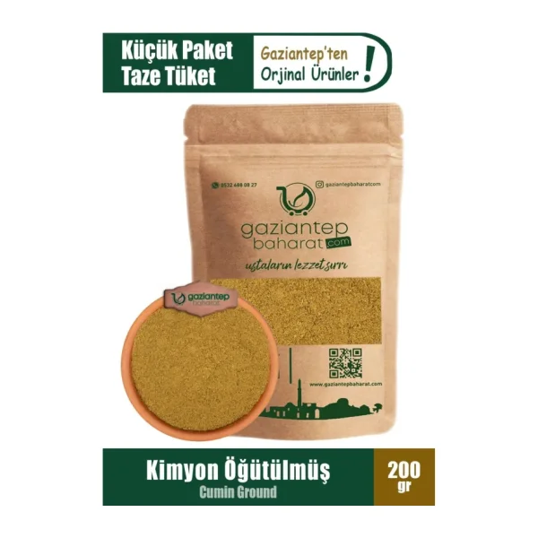 Gaziantep Baharat Kimyon Öğütülmüş 200gr - Doğal Ve Aromatik Baharat, Yöresel Lezzet