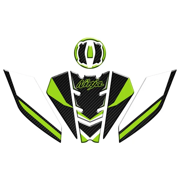 gogo premium KAWASAKİ NİNJA 500 2025 UYUMLU TANK PAD SET 003