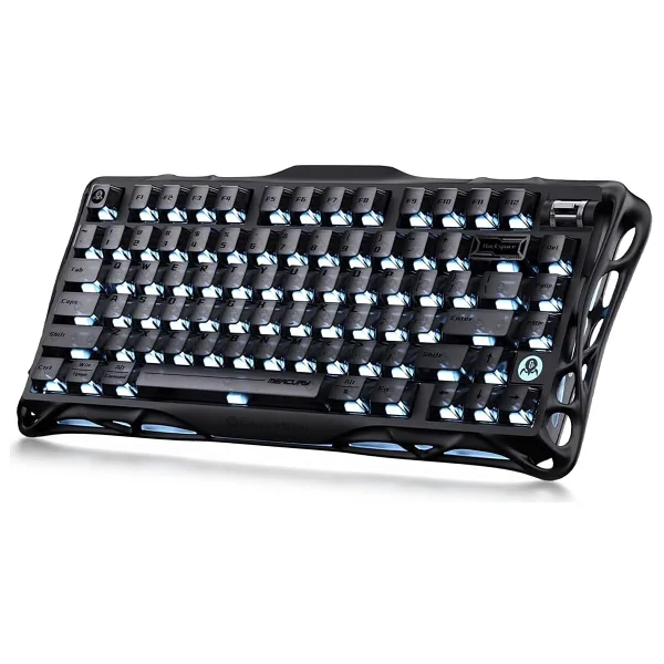 GravaStar Mercury K1 RGB Stealth Siyah US Layout Kablolu/Kablosuz Mekanik Oyuncu Klavyesi