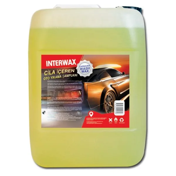 İnterwax 5 kg Cilalı Oto Yıkama Şampuanı