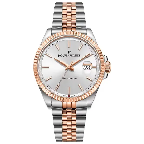 Jacques Philippe Adastra JPQGS597328V2 Gümüş-Rose Gold Erkek Kol Saati