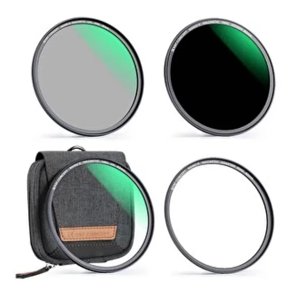 K&F Concept 77mm Magnetic Filtre Set - ND1000 - CPL - UV - Çanta