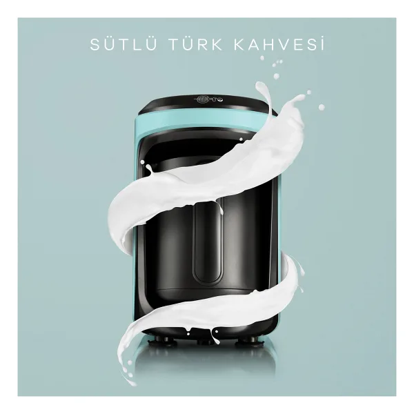 Karaca Hatır Hüps Sütlü Aqua Green Türk Kahve Makinesi