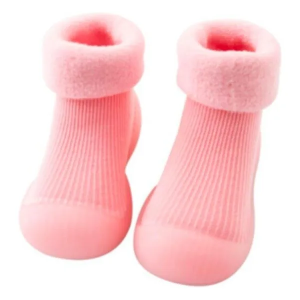 Kaydirmaz Kislik Ev Patigi - Corap Patik 23-25 2-3 Yas Pembe