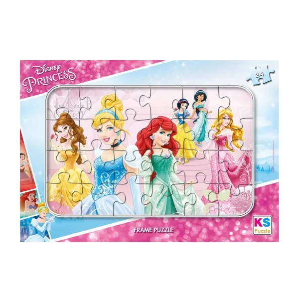 KS Games Princess 24 Parça Frame Puzzle PR704